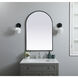Ayra 40 X 27 inch Black Mirror in 27 x 40