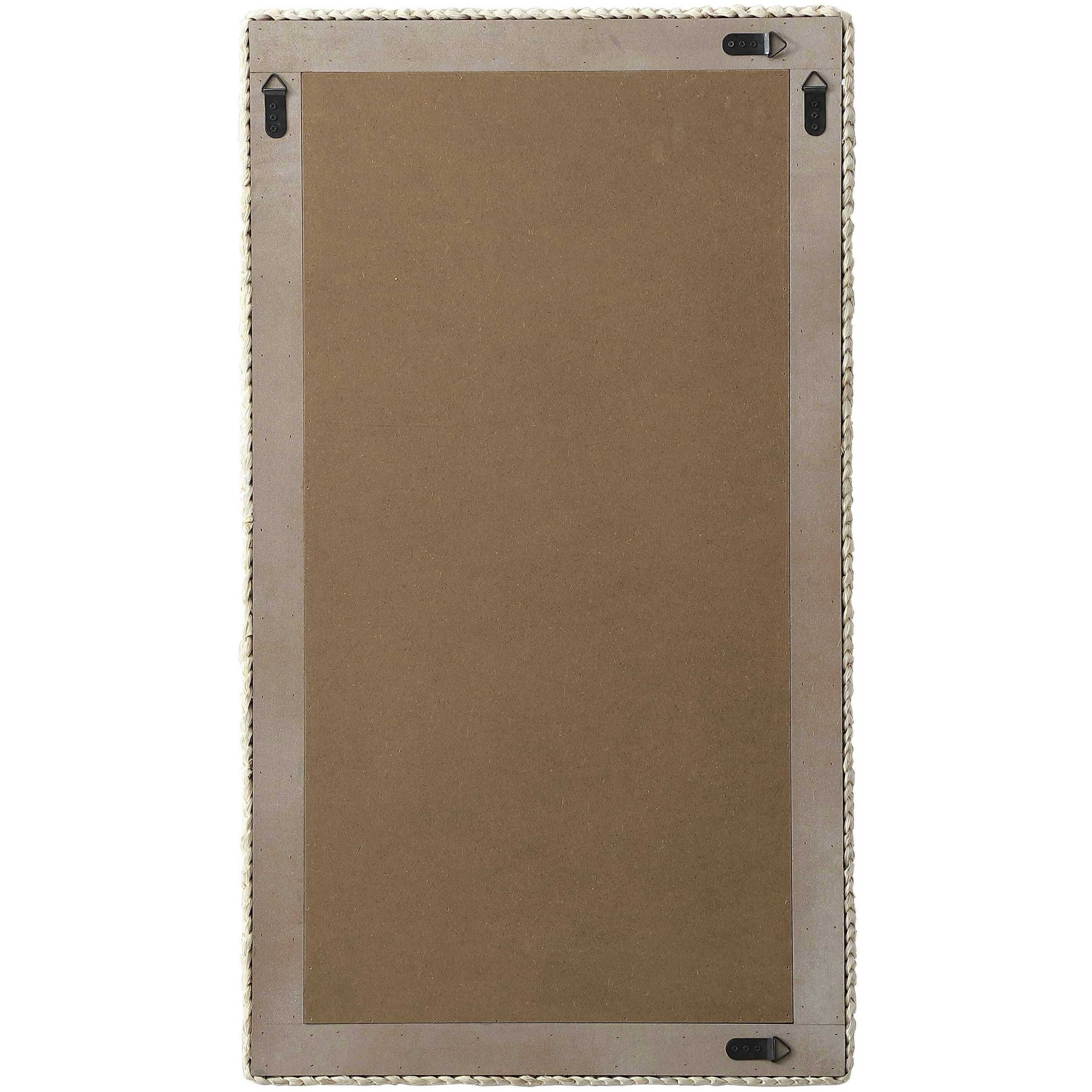 Marlowe 42 X 24 inch Linen White Mirror