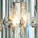 Maxime 2 Light 6 inch Chrome Wall Sconce Wall Light in Royal Cut
