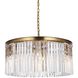 Sydney 8 Light 31.5 inch Satin Gold Chandelier Ceiling Light