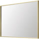 Grace 42 X 30 inch Gold Mirror