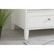 Sommerville 60 X 22 X 34 inch White and Brushed Nickel with Calacatta Quartz Vanity Sink Set