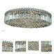 Maxime 9 Light 24 inch Chrome Flush Mount Ceiling Light in Royal Cut