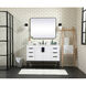 Eugene 48 X 22 X 34 inch White Vanity Sink Set