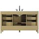 Virginia 60 X 35 inch Honey Brown Bathroom Vanity Cabinet