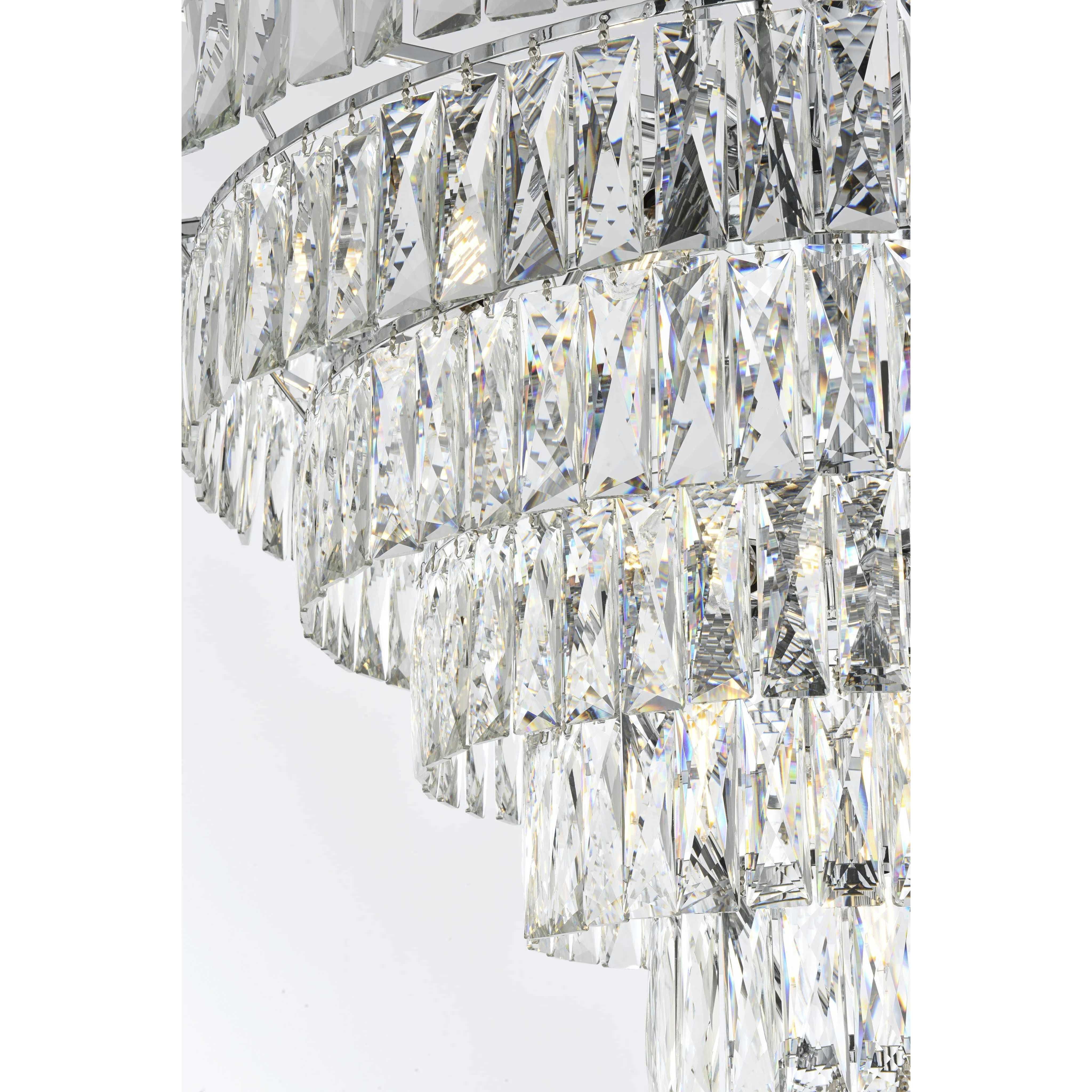 Josephine 25 Light 32 inch Chrome Chandelier Ceiling Light