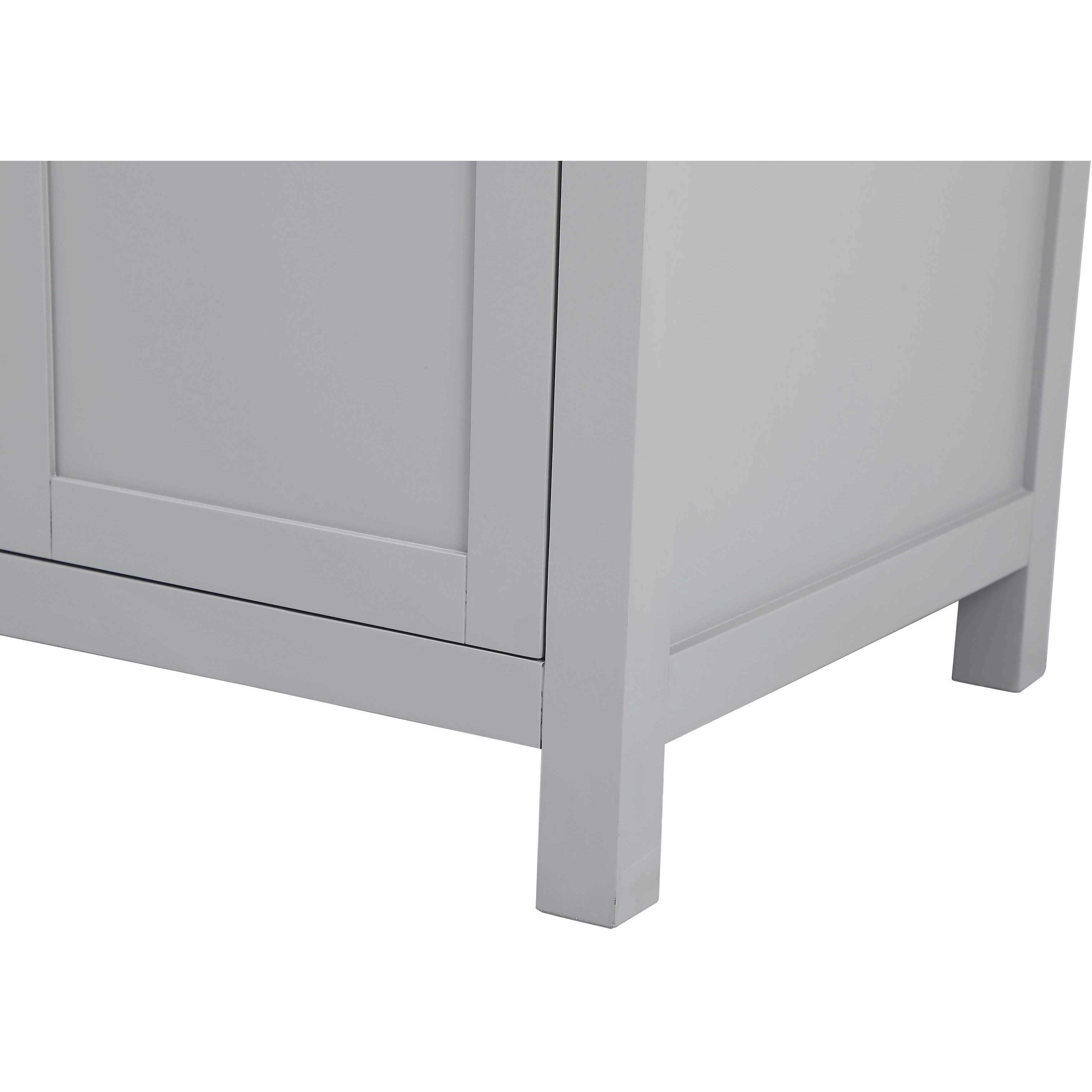 Lewis 48 X 22 X 34 inch Grey Vanity Sink Set