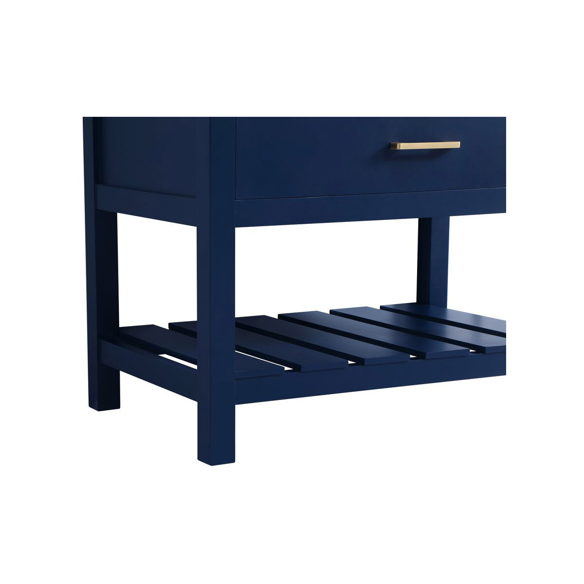 Clement 36 X 22 X 34.13 inch Blue Bathroom Vanity Cabinet