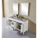 Lexington 60 X 21 X 35 inch Antique White with White Marble Vanity Set