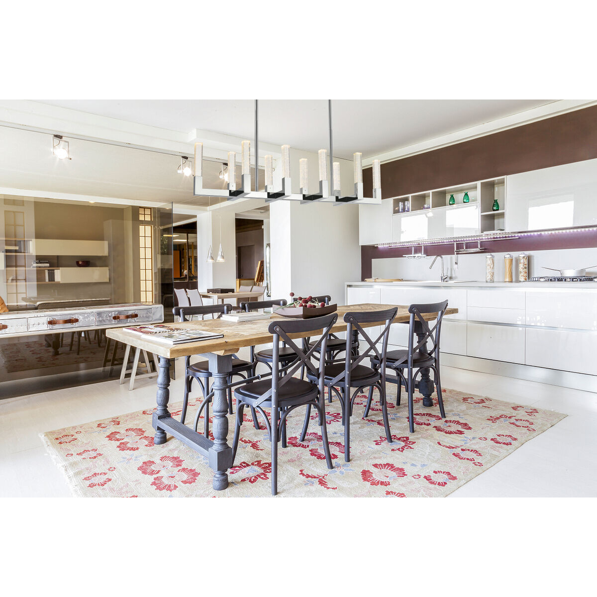 Noemi 10 Light 12 inch Chrome Pendant Ceiling Light