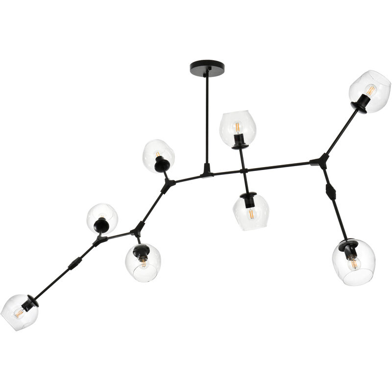Cavoli 8 Light 32 inch Black Chandelier Ceiling Light