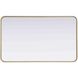 Remy 40 X 24 inch Brass Mirror