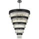 Willow 43 Light 59 inch Black Chandelier Ceiling Light