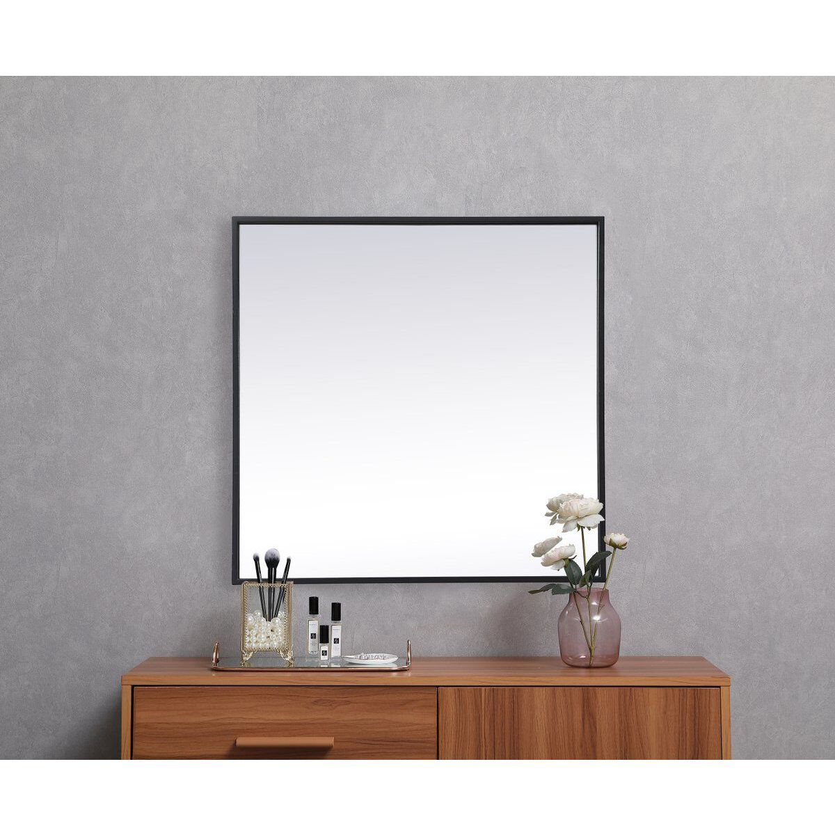 Eternity 24 X 24 inch Black Vanity Mirror