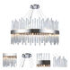 Dallas 18 Light 32 inch Chrome Chandelier Ceiling Light, Urban Classic