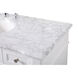 Wesley 48 X 22 X 35 inch White Vanity Sink Set