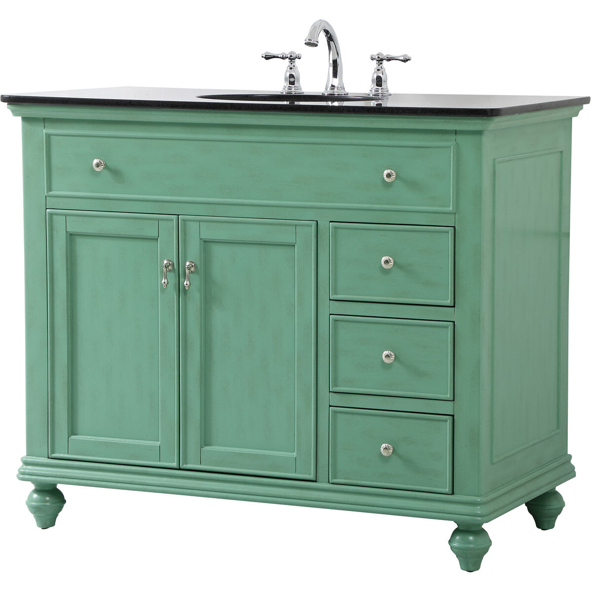 Otto 42 X 21 X 35 inch Vintage Mint Vanity Sink Set