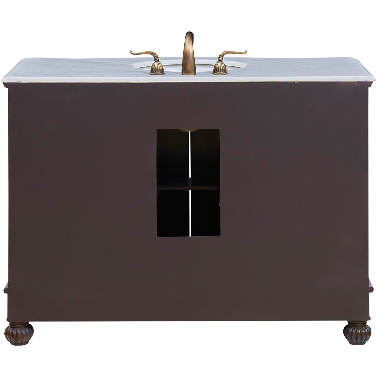 Windsor 48 X 35 inch Teak Vanity Set