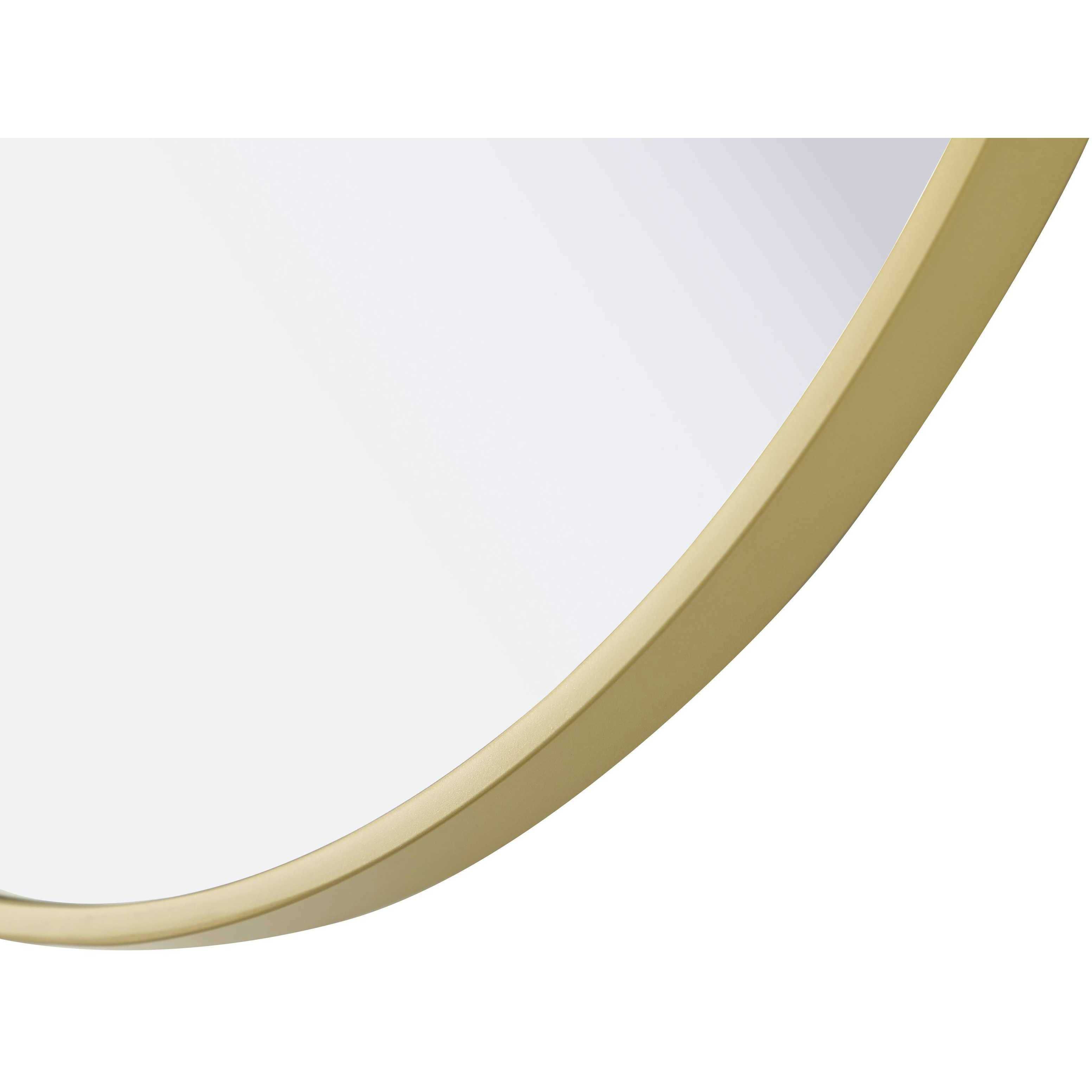 Amoura 24 X 24 inch Brass Mirror