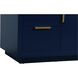 Blake 48 X 22 X 34 inch Blue Vanity Sink Set