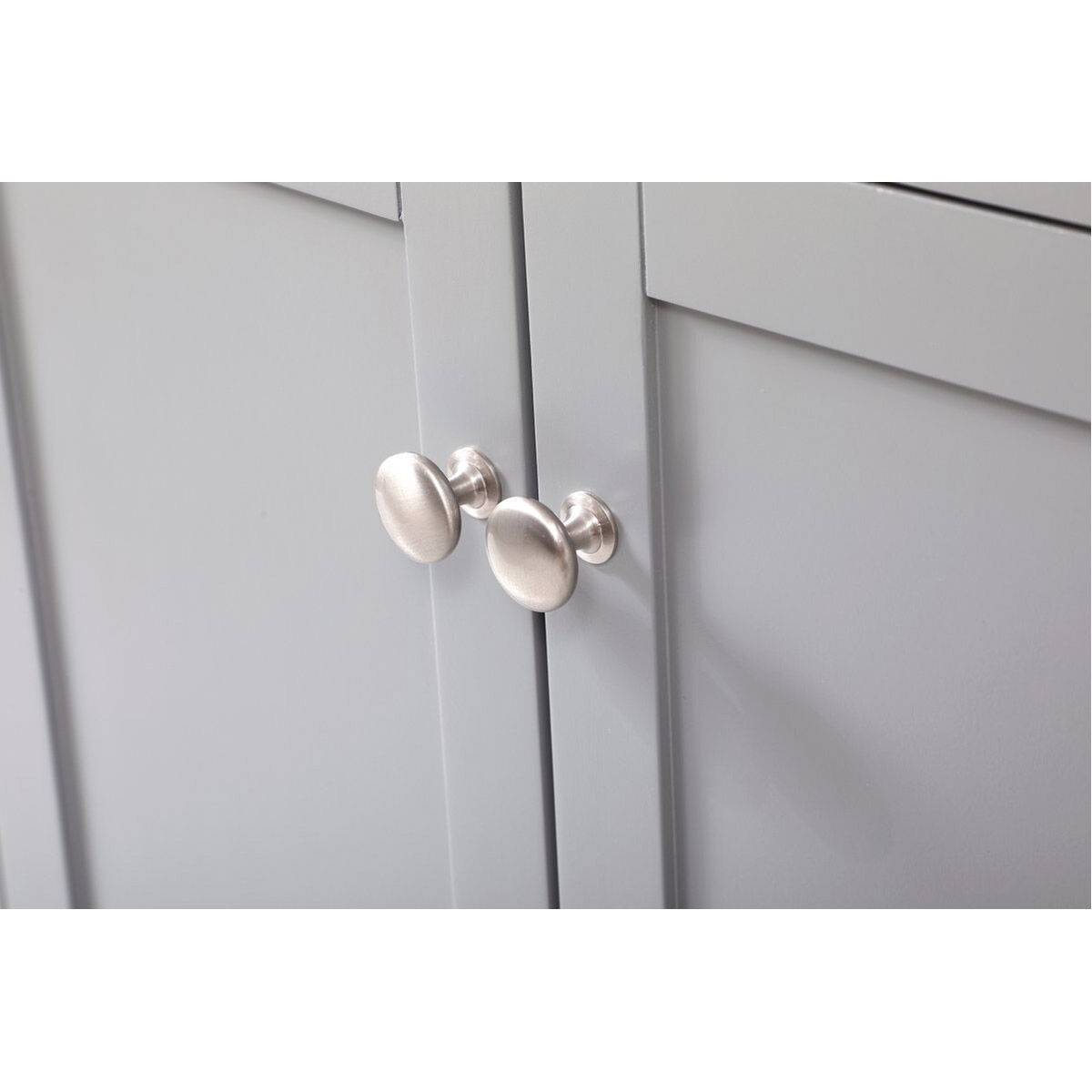 Franklin 60 X 22 X 34.75 inch Grey Bathroom Vanity Cabinet