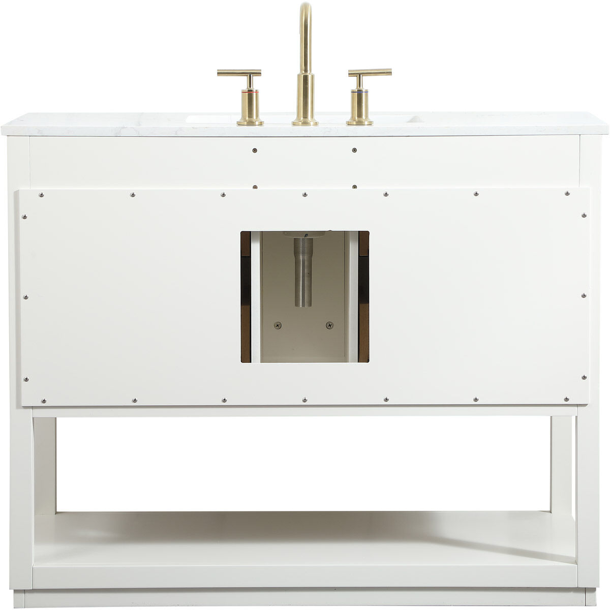 Larkin 42 X 22 X 34 inch White Vanity Sink Set