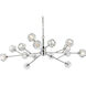 Graham 15 Light 42 inch Chrome Pendant Ceiling Light