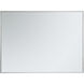 Monet 48 X 36 inch Silver Wall Mirror