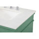 Lexington 60 X 22 X 35 inch Vintage Mint Vanity Sink Set