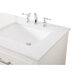 Sinclaire 60 X 22 X 34 inch White Vanity Sink Set