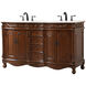 Windsor 60 X 22 X 36 inch Teak Vanity Sink Set