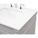 Bennett 72 X 21 X 35 inch Grey Vanity Sink Set