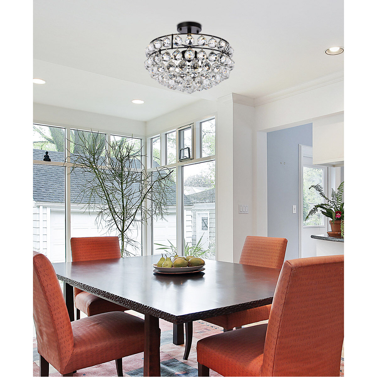 16 inch flush shop mount ceiling light