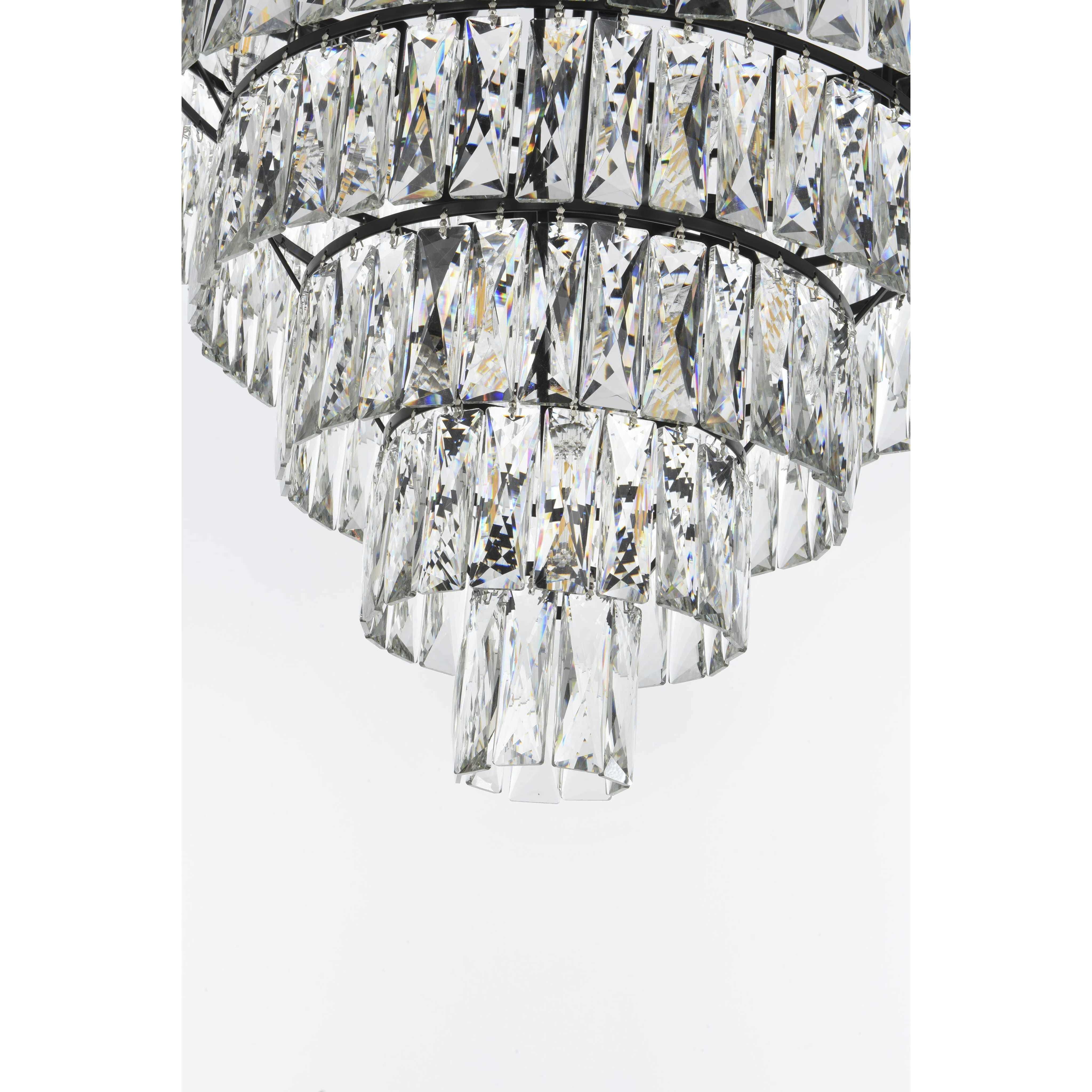 Josephine 29 Light 36 inch Black Chandelier Ceiling Light