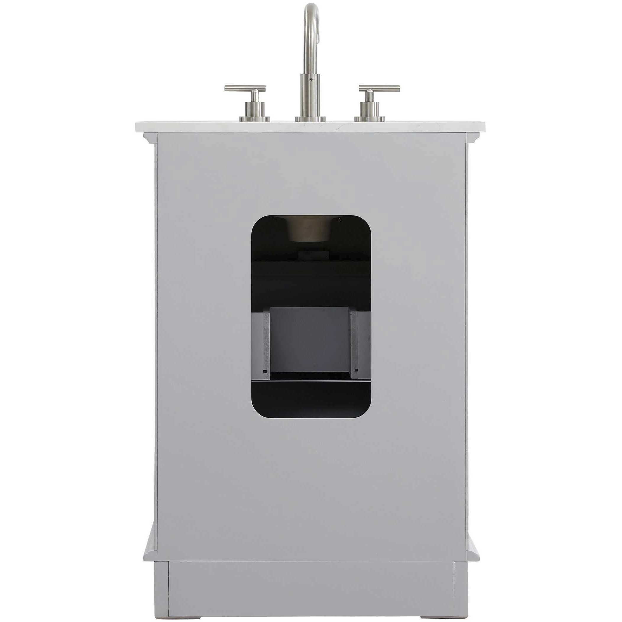 Knox 24 X 34 inch Grey Bathroom Vanity Cabinet