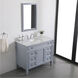 Park Avenue 42 X 21.5 X 35 inch Grey Vanity Sink Set in Gray