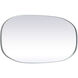Brynn 48 X 24 inch Silver Mirror in 24 x 48