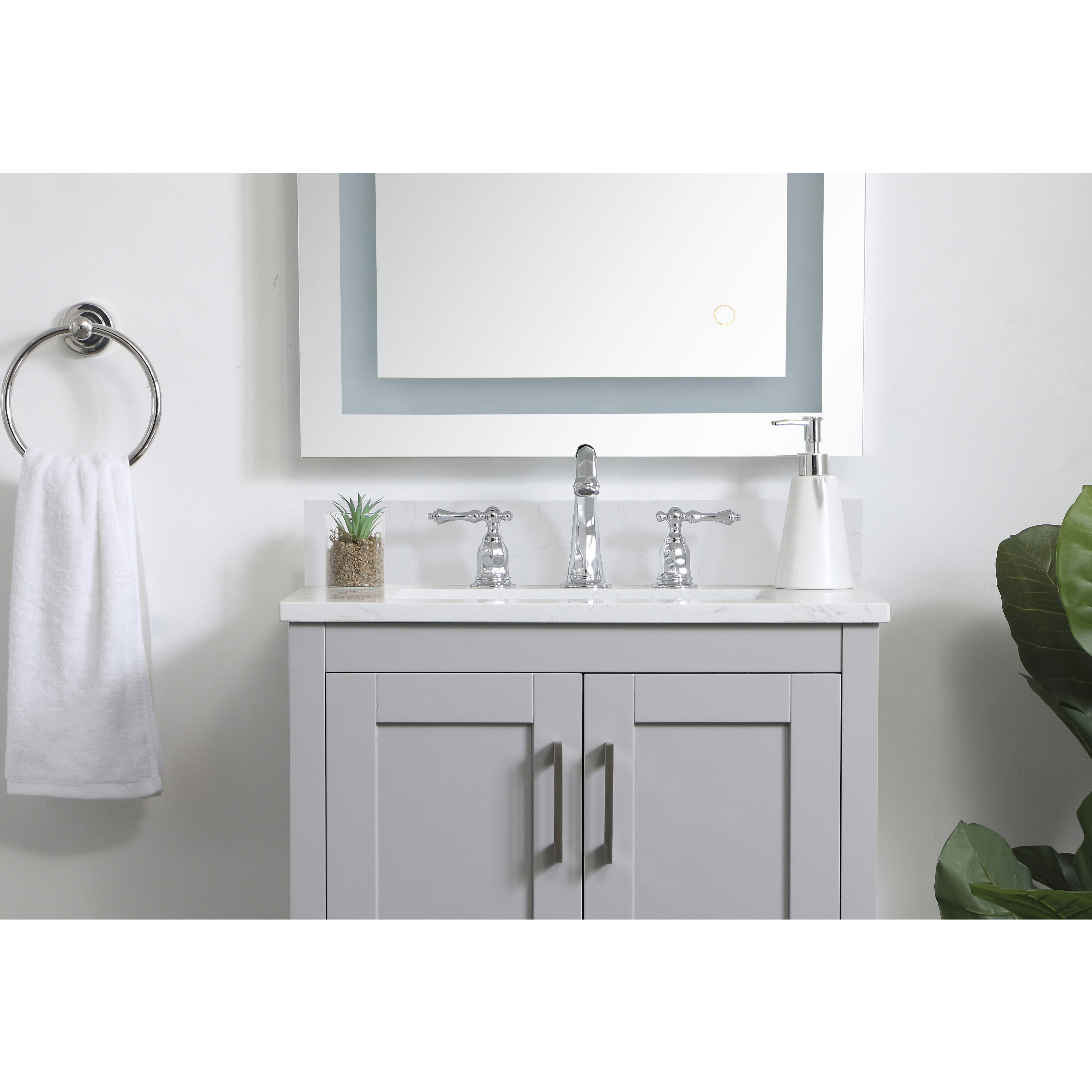 Backsplash 24 X 1 X 4 inch Calacatta White Bathroom Vanity Backsplash 