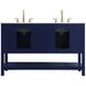 Theo 54 X 34 inch Blue Bathroom Vanity Cabinet
