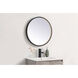 Pier 24 X 24 inch Black LED Mirror
