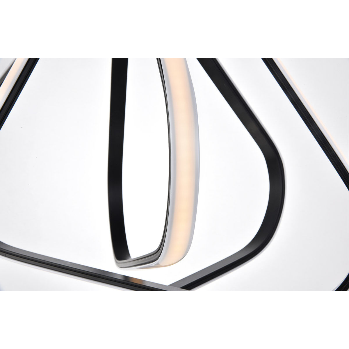 Dahlia LED 18.2 inch Black Pendant Ceiling Light