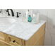 Park Avenue 48 X 21.5 X 35 inch Natural Wood Vanity Sink Set