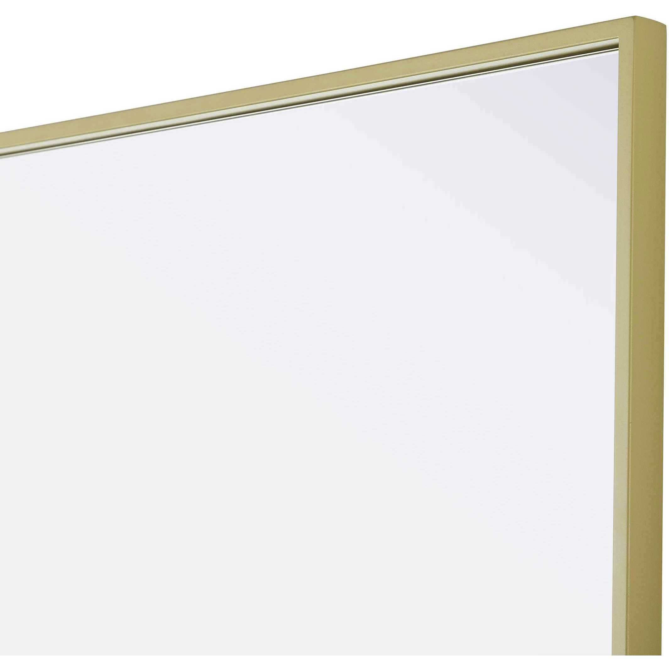 Amoura 36 X 27 inch Brass Mirror