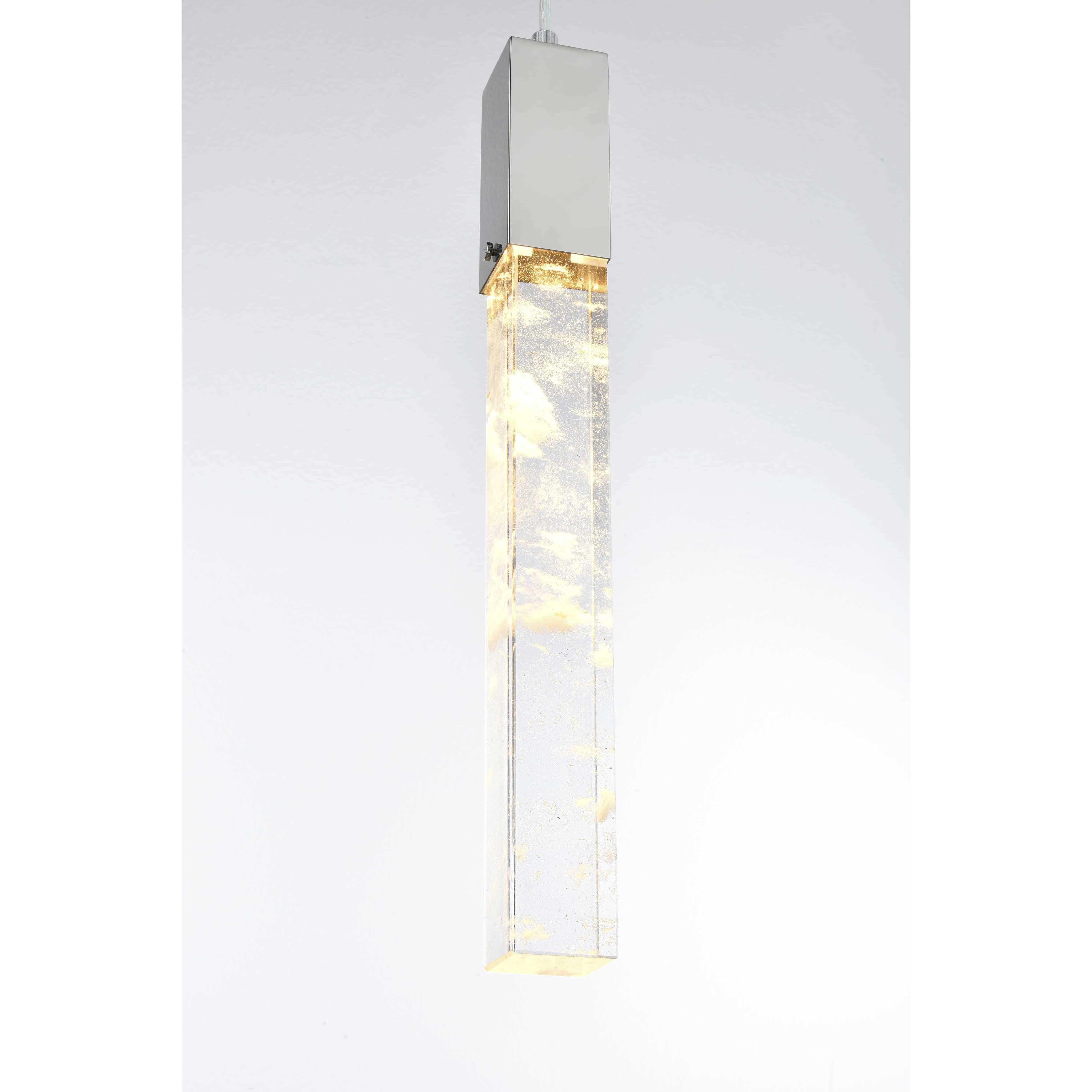 Aurora 8 Light 12 inch Chrome Pendant Ceiling Light