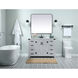 Grant 48 X 19 X 34 inch Grey Vanity Sink Set
