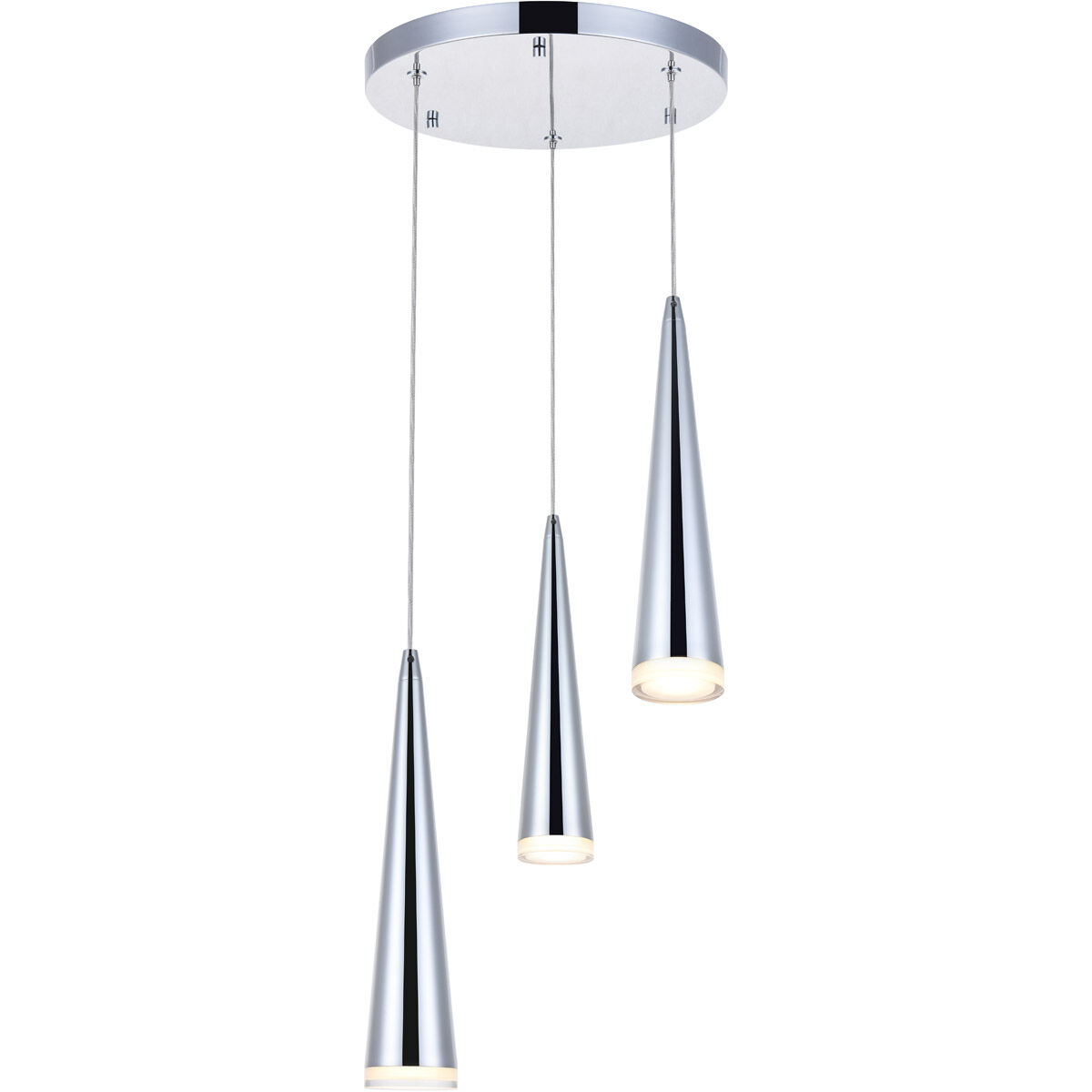 Fantasia LED 11.8 inch Chrome Pendant Ceiling Light