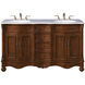 Windsor 60 X 35 inch Teak Vanity Set