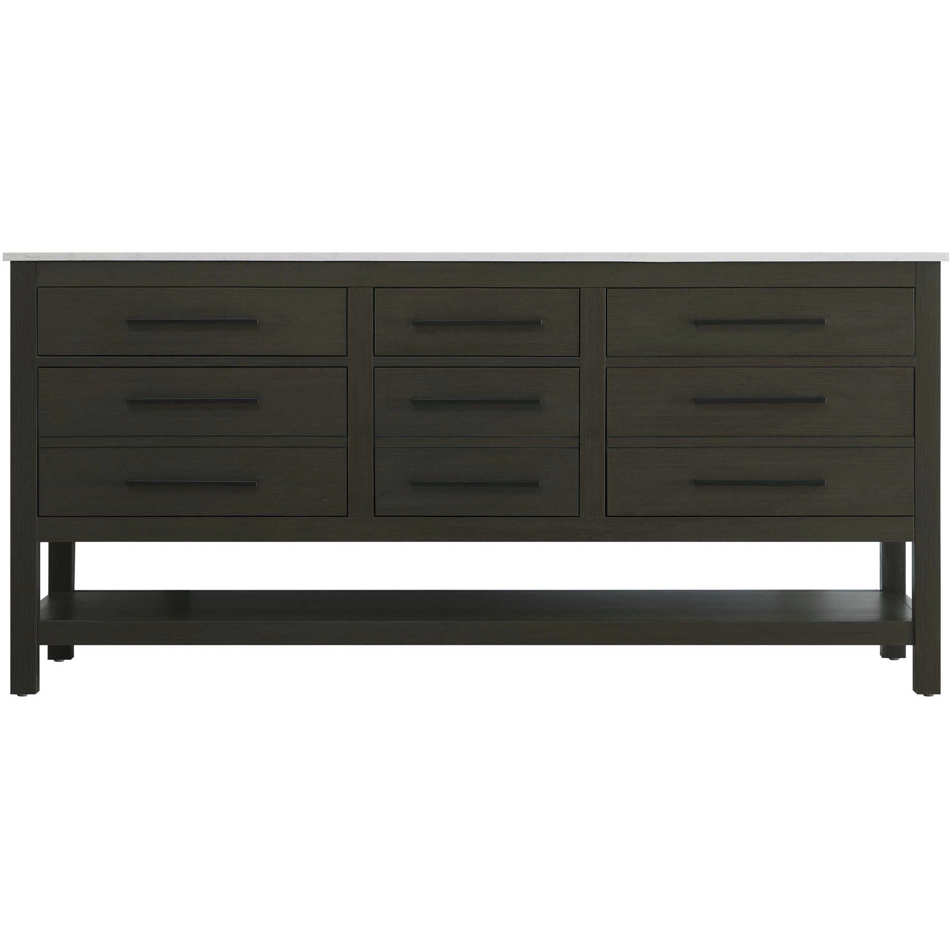 Karson 72 X 34 inch Mocha Brown Bathroom Vanity Cabinet