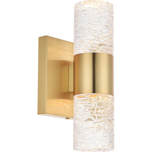 Vega LED 5 inch Gold Wall Sconce Wall Light 