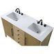 Blakely 54 X 34 inch Linen Oak Bathroom Vanity Cabinet